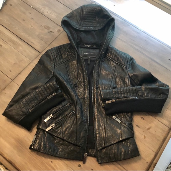 BCBGMaxAzria Jackets & Blazers - BCBG Max Azria leather jacket